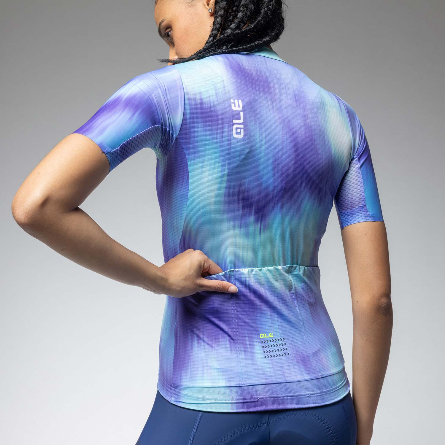 Ale Clothing Argon PR-E Womens Short Sleeved Jersey - M - Blue PR-E
