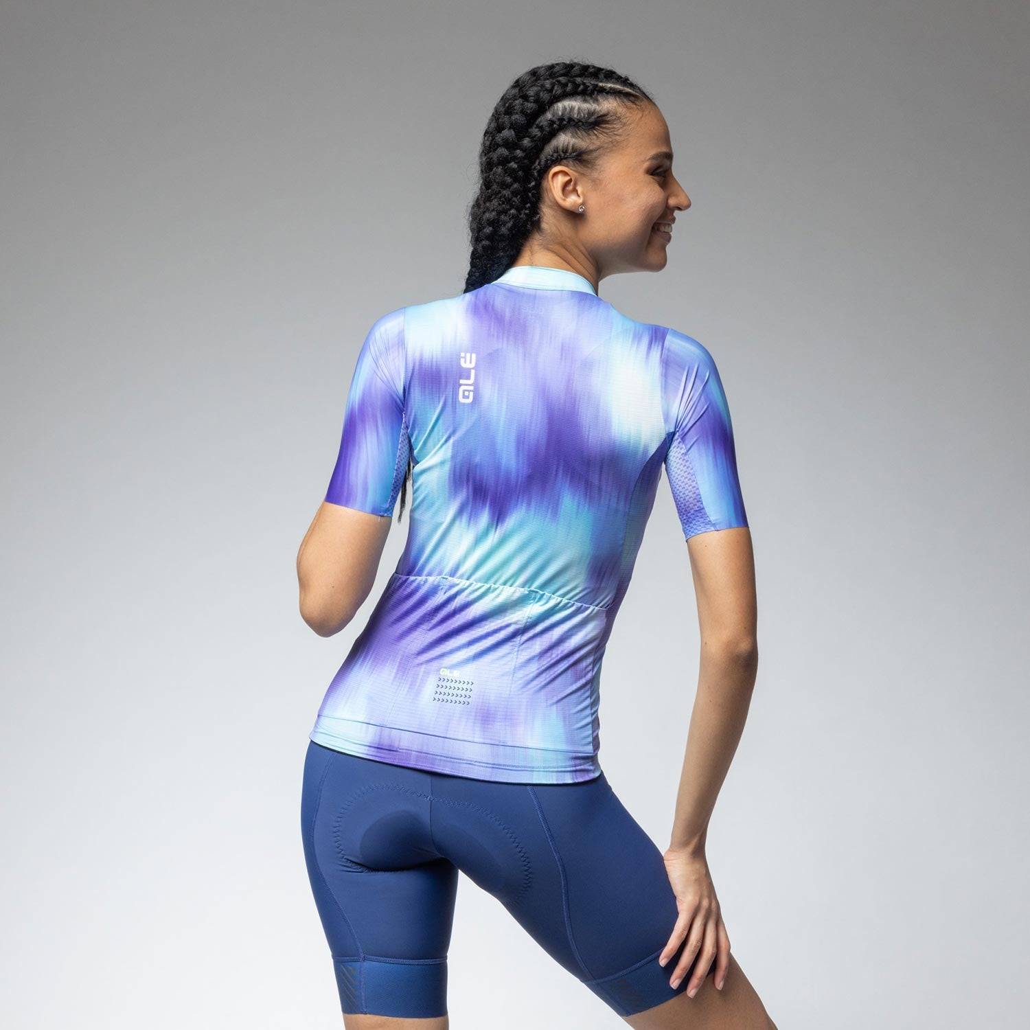 Ale Clothing Argon PR-E Womens Short Sleeved Jersey - XS - Blue PR-E