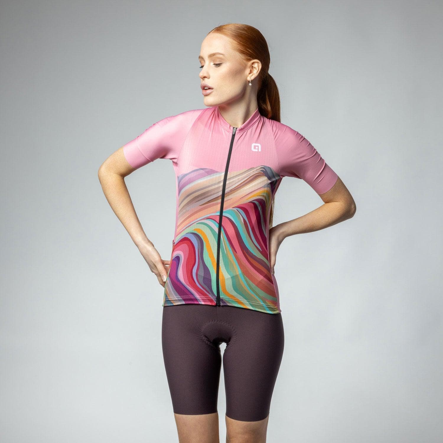 Ale Clothing Rainbow PR-E Wmn SS Jersey Pink