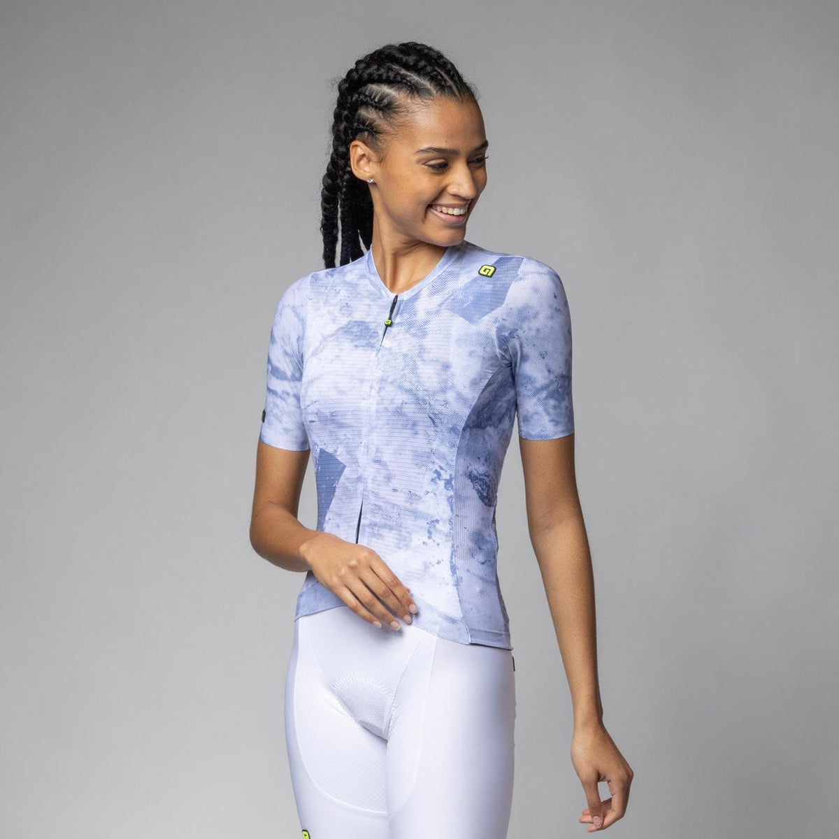 Ale Clothing Marble PR-E SS Wmns Jersey Iris M
