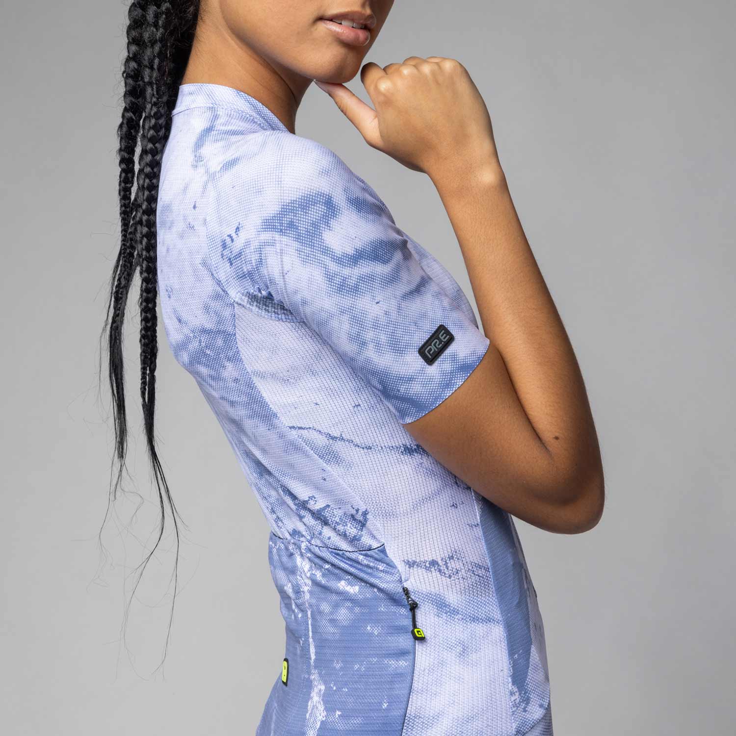 Ale Clothing Marble PR-E SS Wmns Jersey Iris M