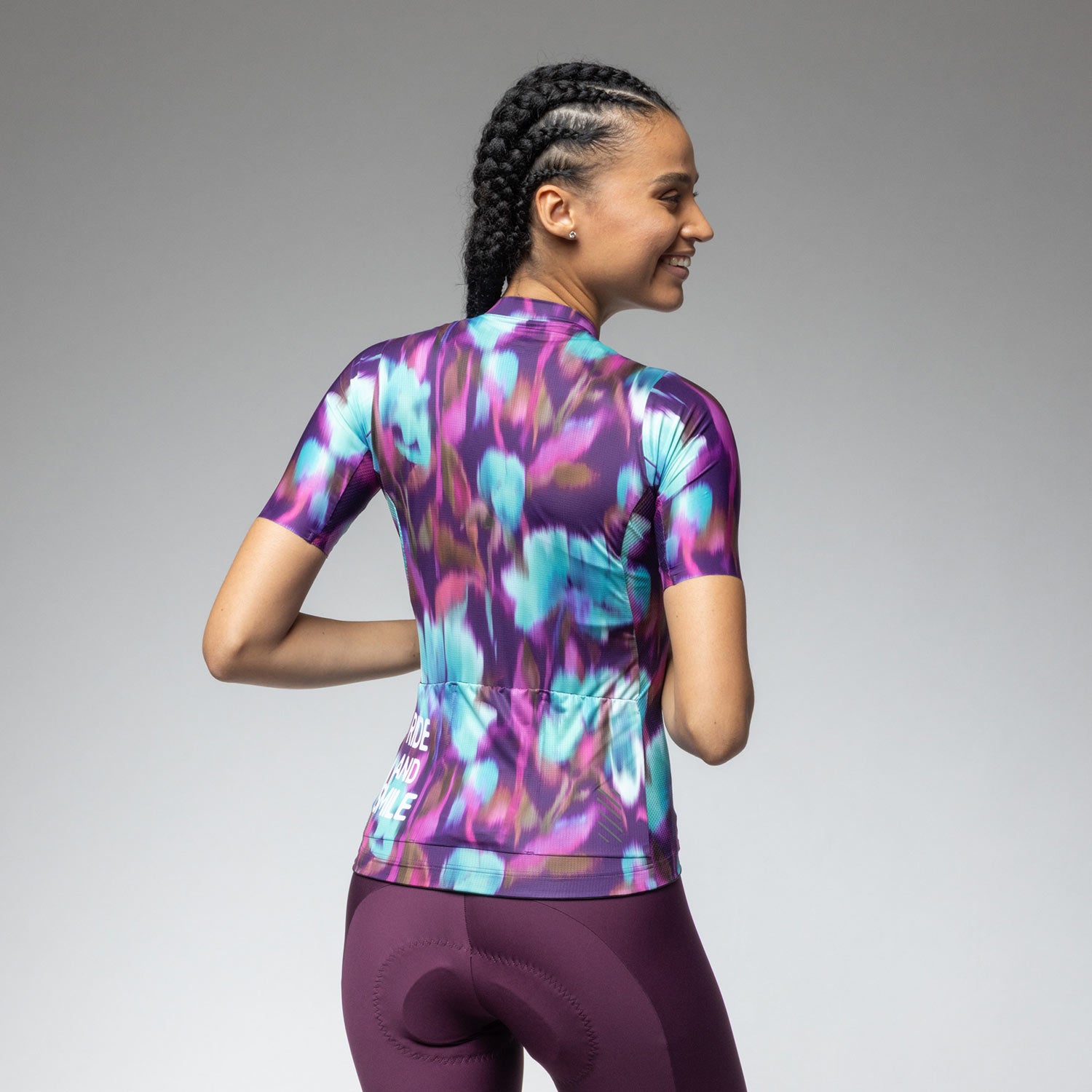Ale Clothing Jardin 2.0 PR-E Womens Short Sleeved Jersey - L - Purple PR-E