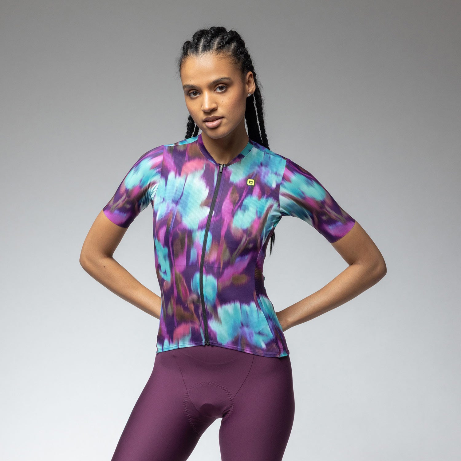 Ale Clothing Jardin 2.0 PR-E Womens Short Sleeved Jersey - S - Purple PR-E