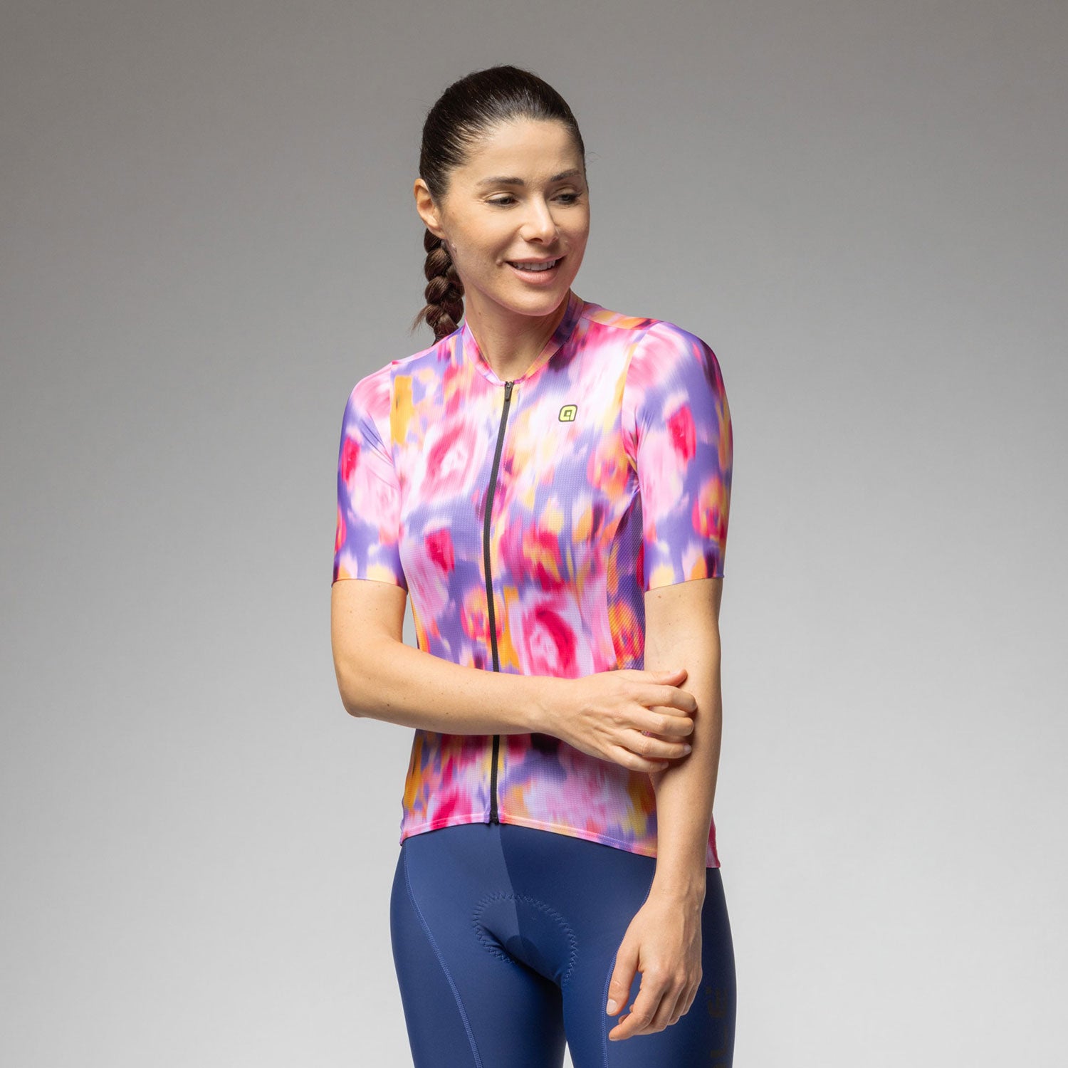 Ale Clothing Jardin 2.0 PR-E Womens Short Sleeved Jersey - L - Pink PR-E