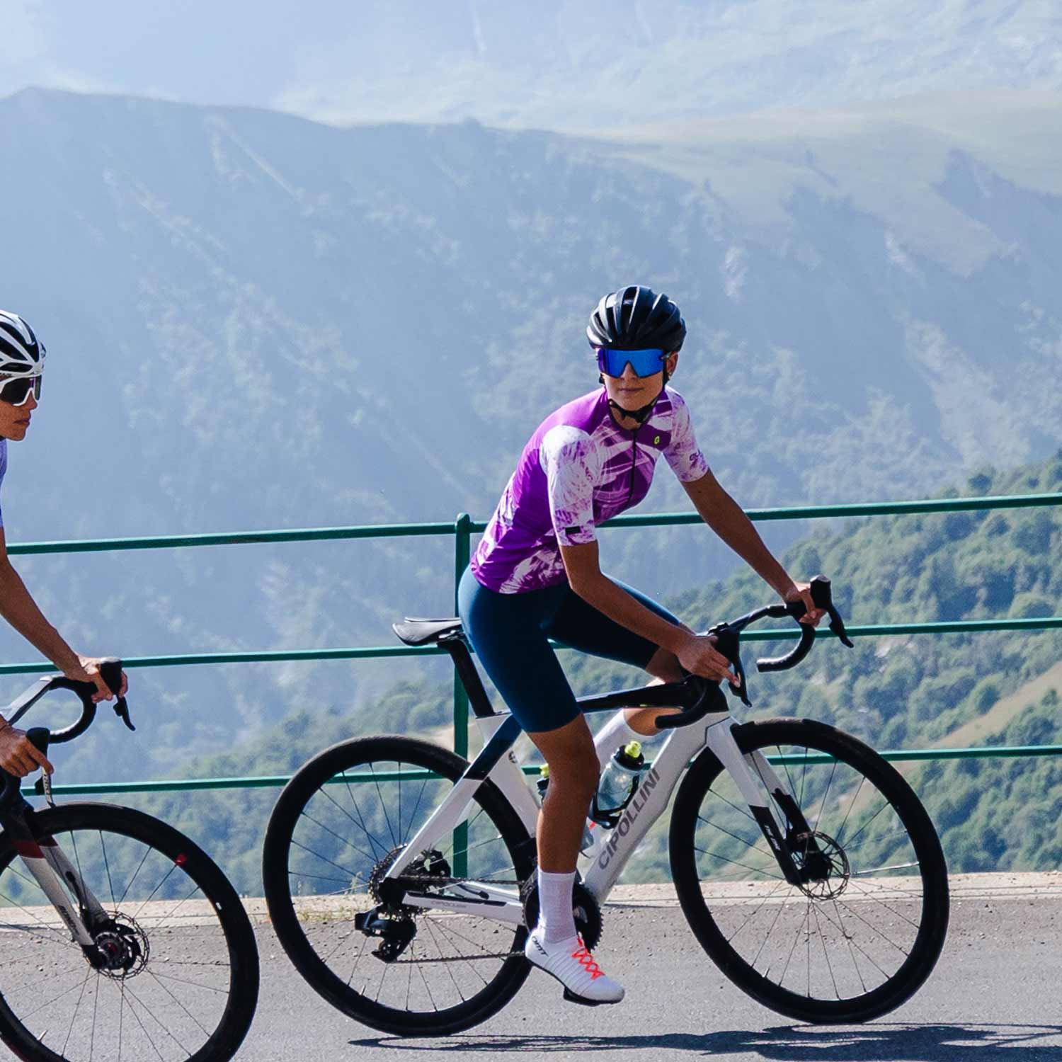 Ale Clothing Palm PR-E Womens Short Sleeved Jersey Cyclamen M