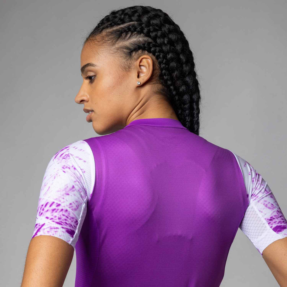Ale Clothing Palm PR-E Womens Short Sleeved Jersey Cyclamen S