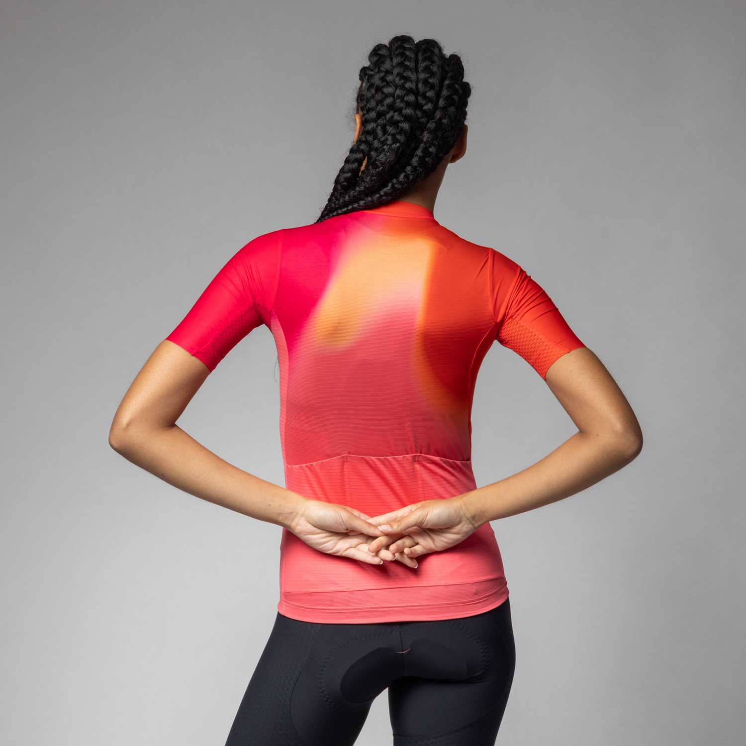 Ale Clothing Flash PR-E Womens Short Sleeved Jersey Orange M