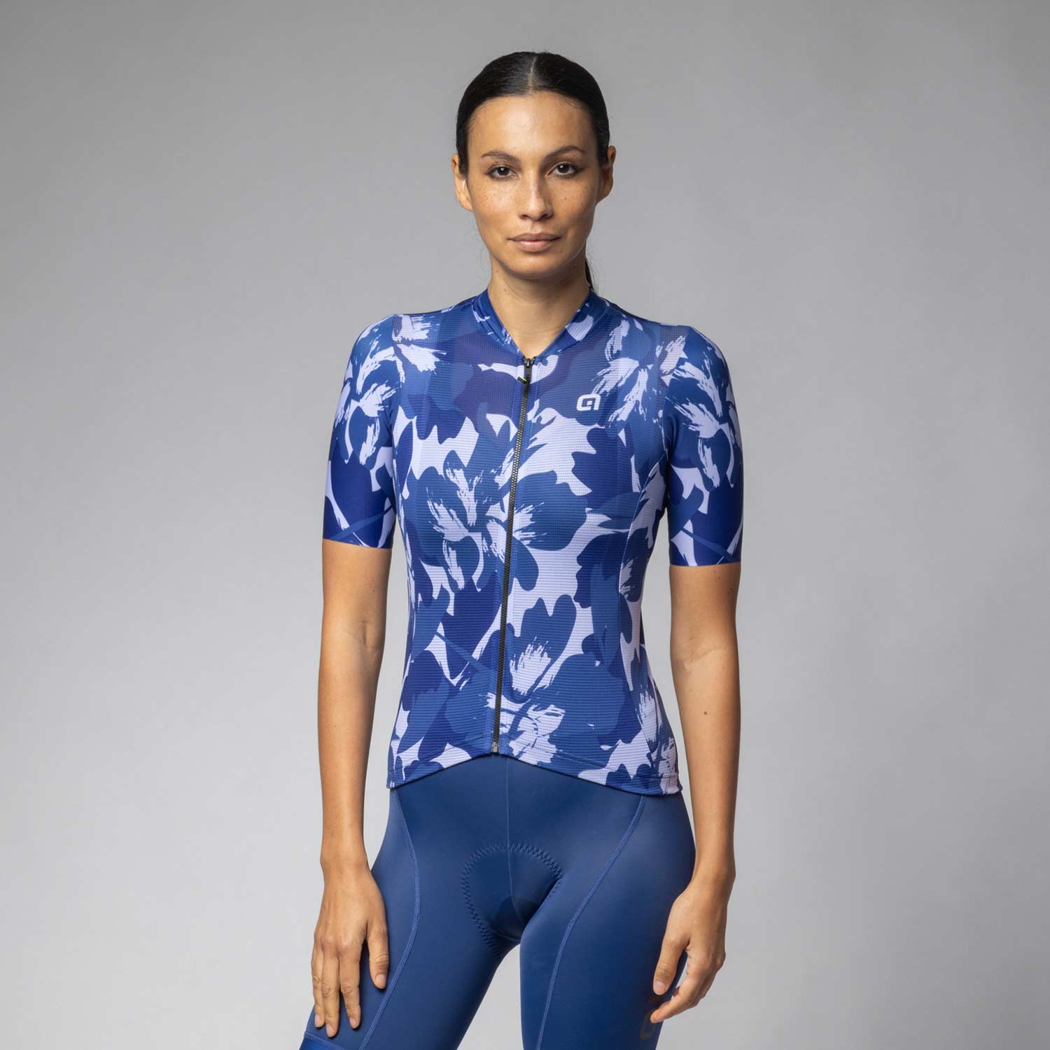 Ale Clothing Flower Pragma SS Wmns Jersey Blue M
