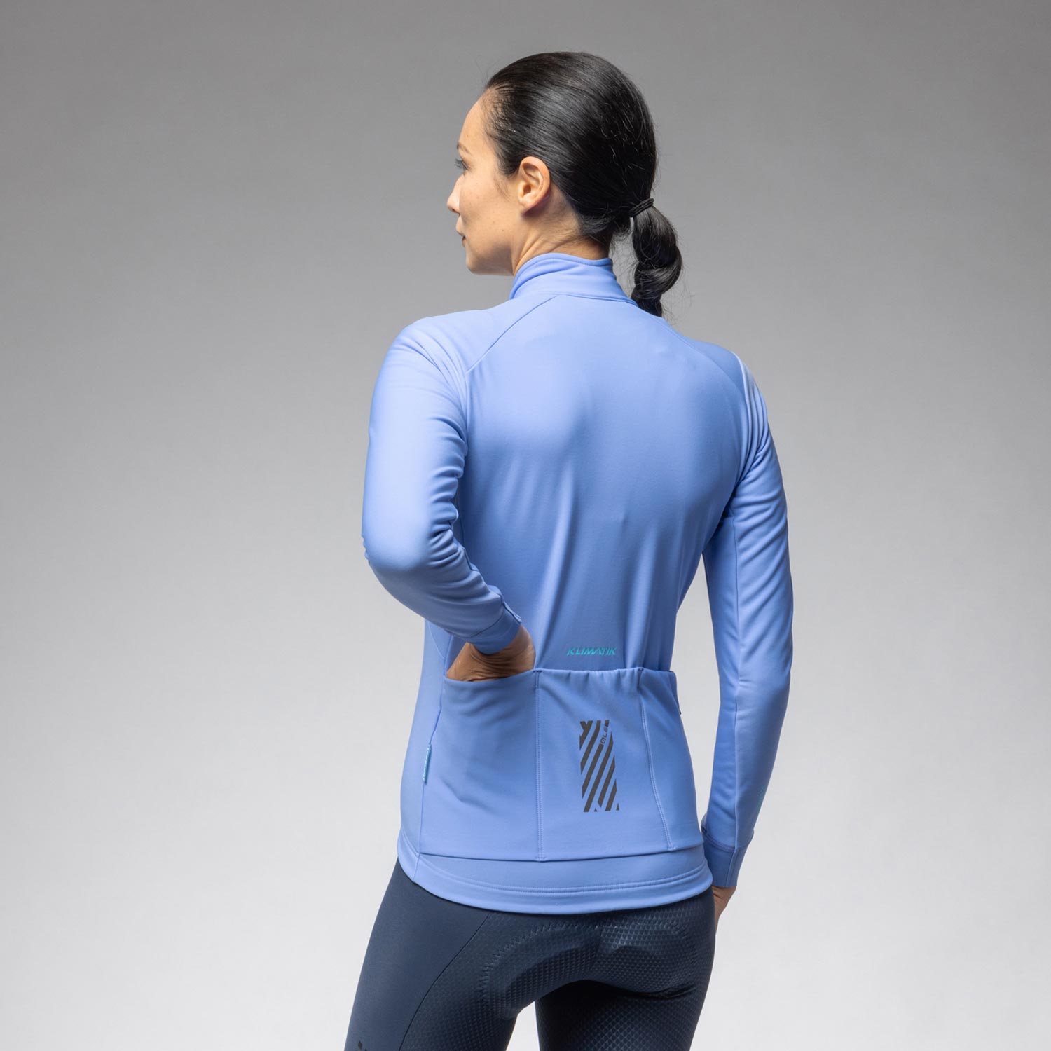 Ale Clothing K-Idro Klimatik Womens Long Sleeved Jersey - XL - Light-Blue Klimatik