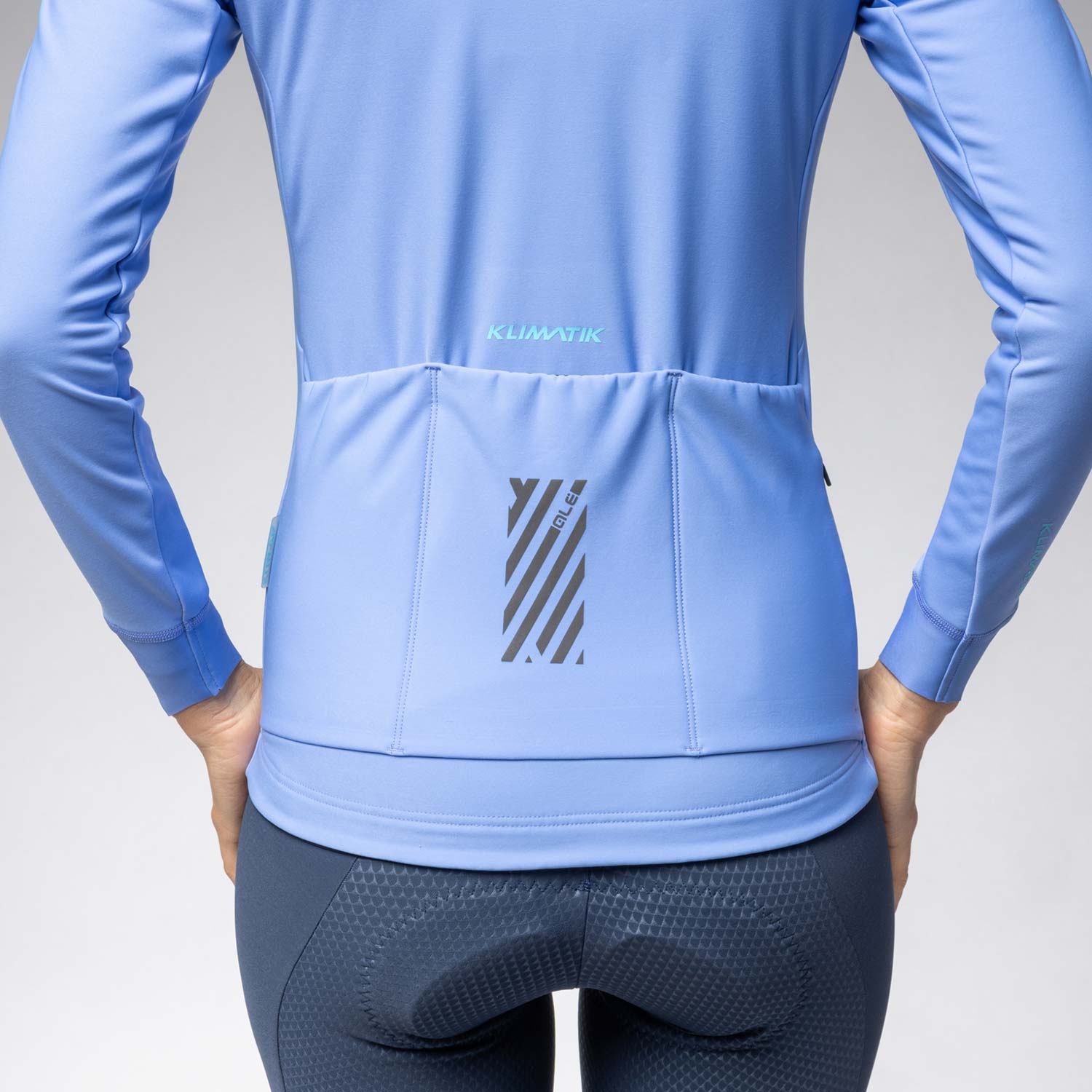 Ale Clothing K-Idro Klimatik Womens Long Sleeved Jersey - XL - Light-Blue Klimatik
