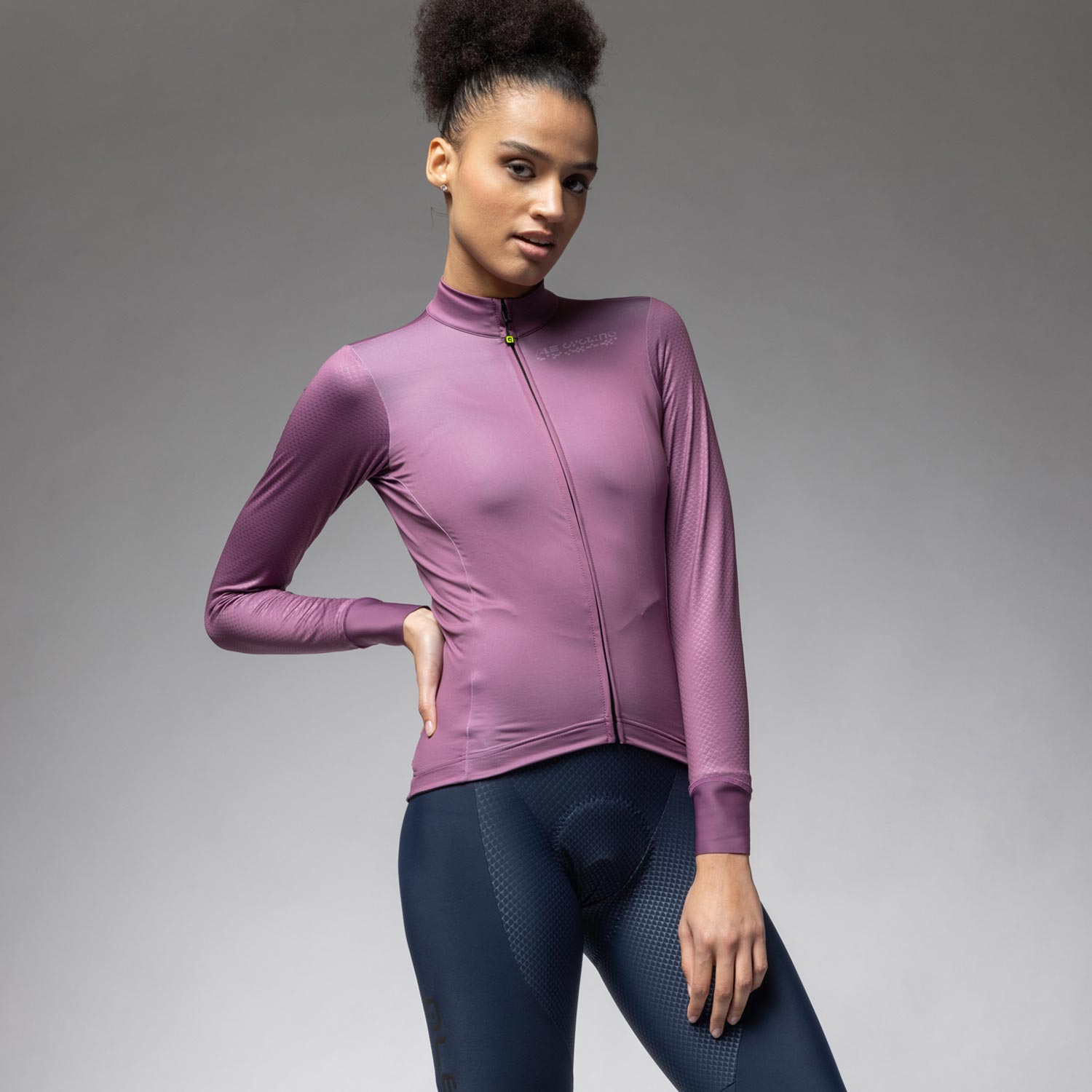 Ale Clothing Follow Me 2.0 PR-E Long Sleeve Womens Jersey - L - Purple PR-E
