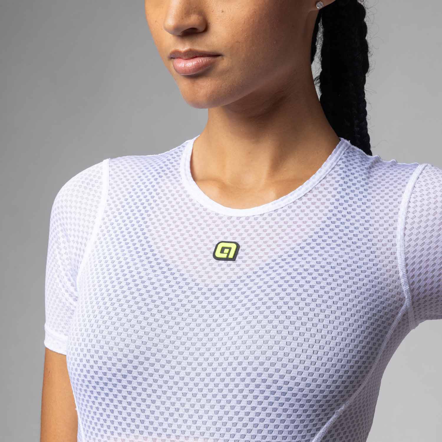 Ale Clothing Velo Active Intimo Womens Short Sleeved Base Layer White