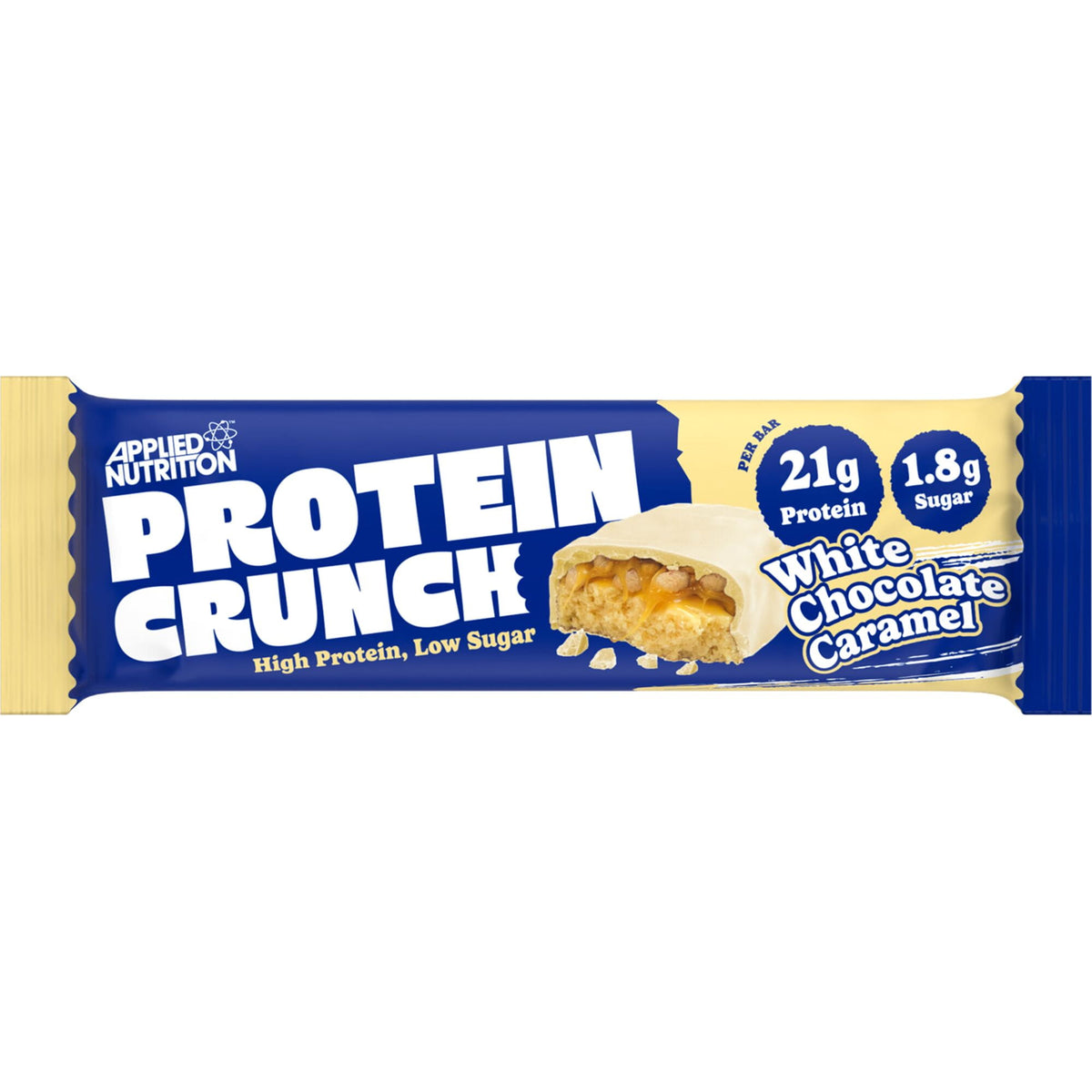 Applied Nutrition Protein Crunch Bar - White Chocoalte Caramel - 62g x Box of 12