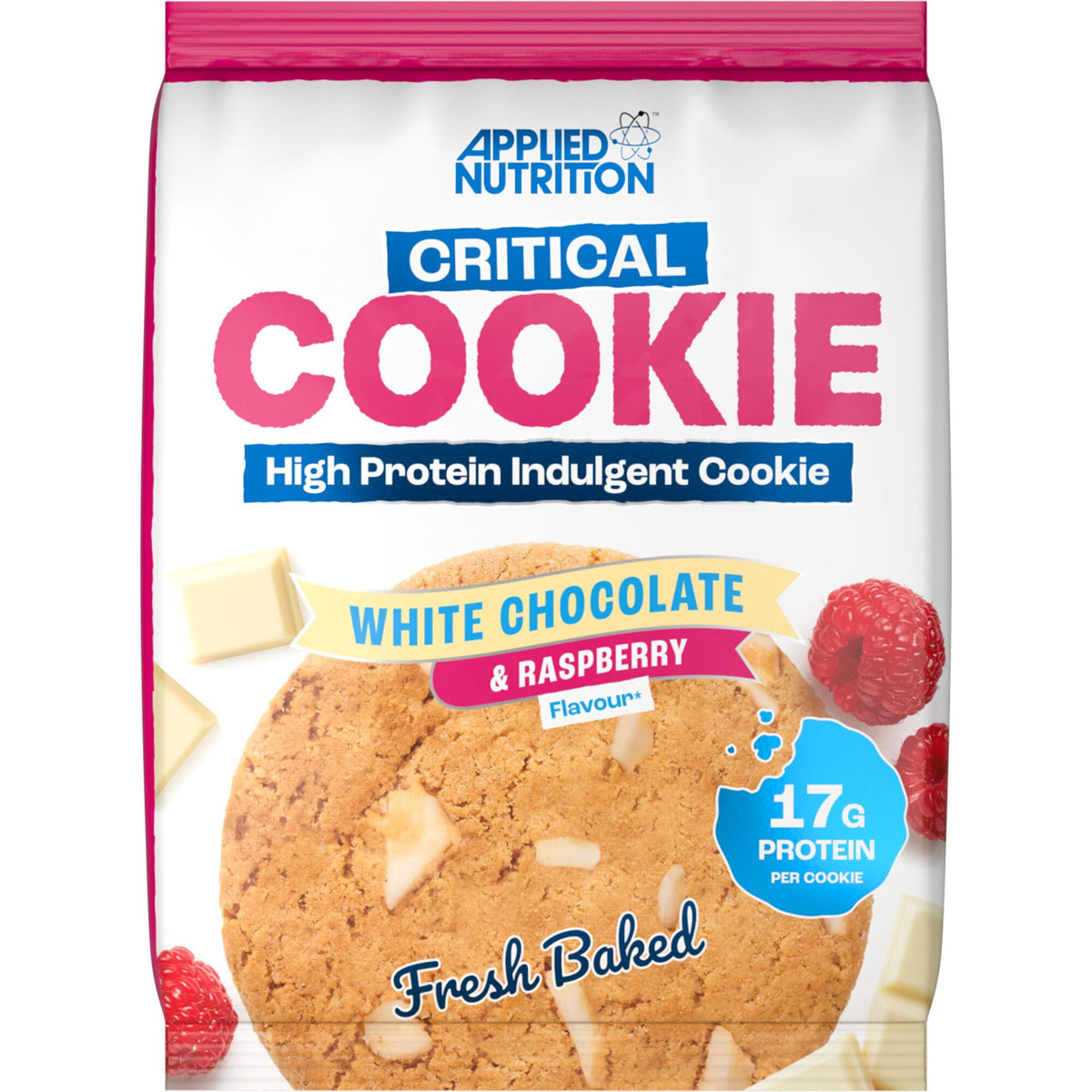 Applied Nutrition Protein Critical Cookie - White Chocolate Raspberry - 73g x Box of 12