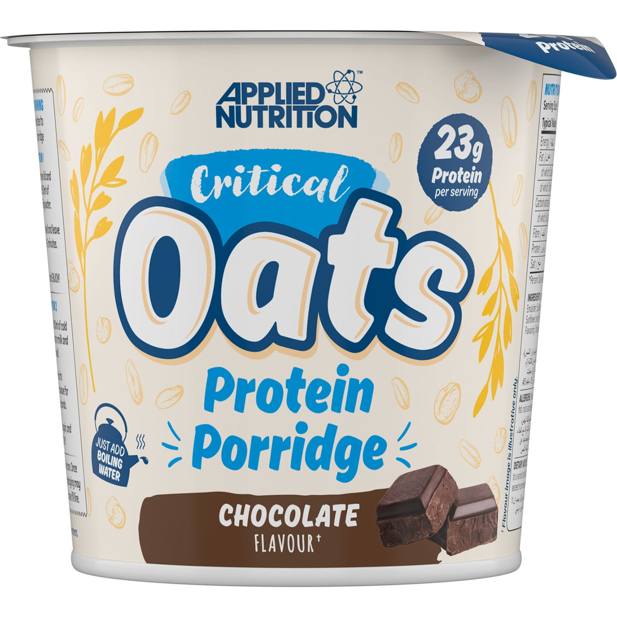 Applied Nutrition Critical Oats Protein Porridge - Chocolate - 60g x Box of 12