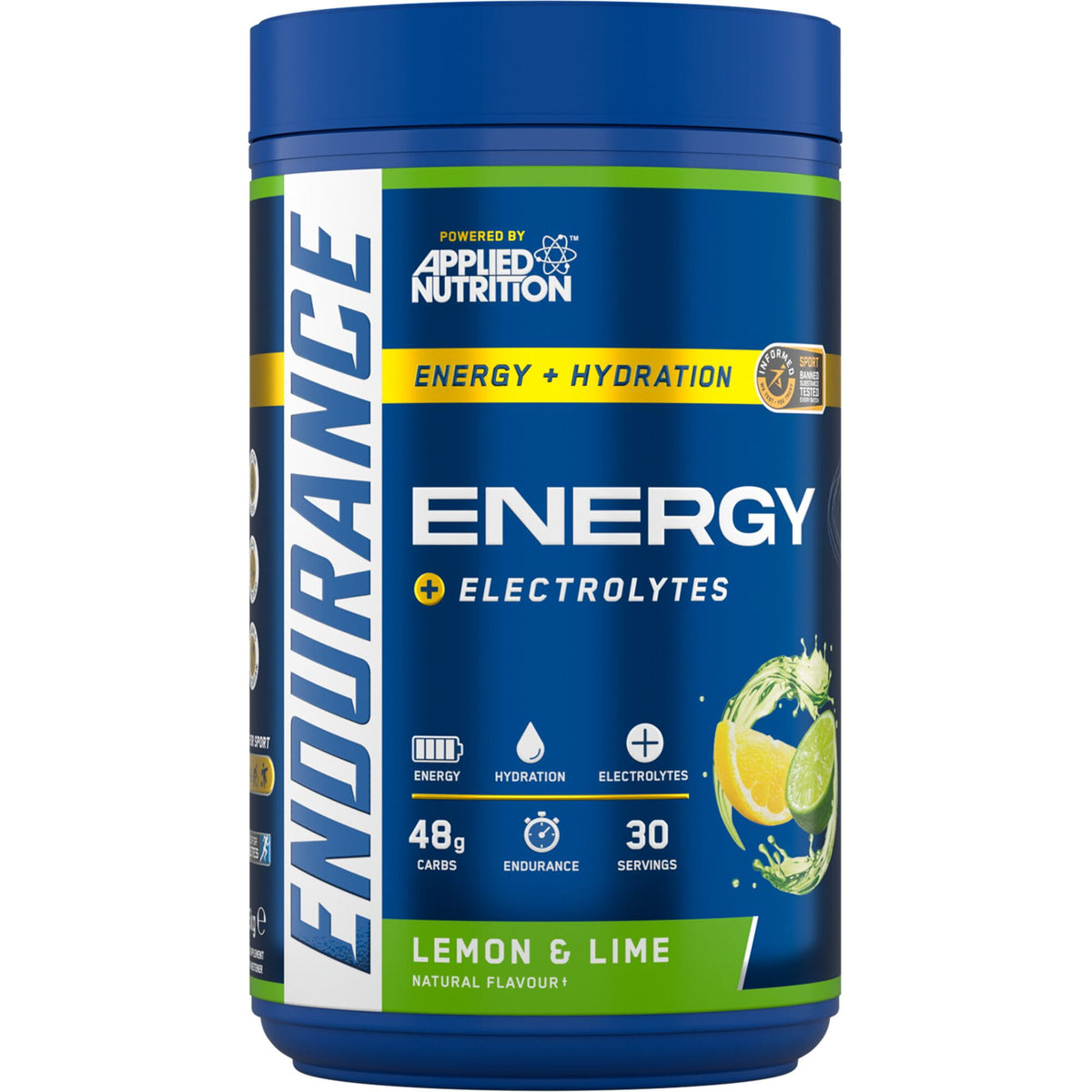 Applied Nutrition Endurance Energy and Hydration Powder - Lemon and Lime - 1.5kg