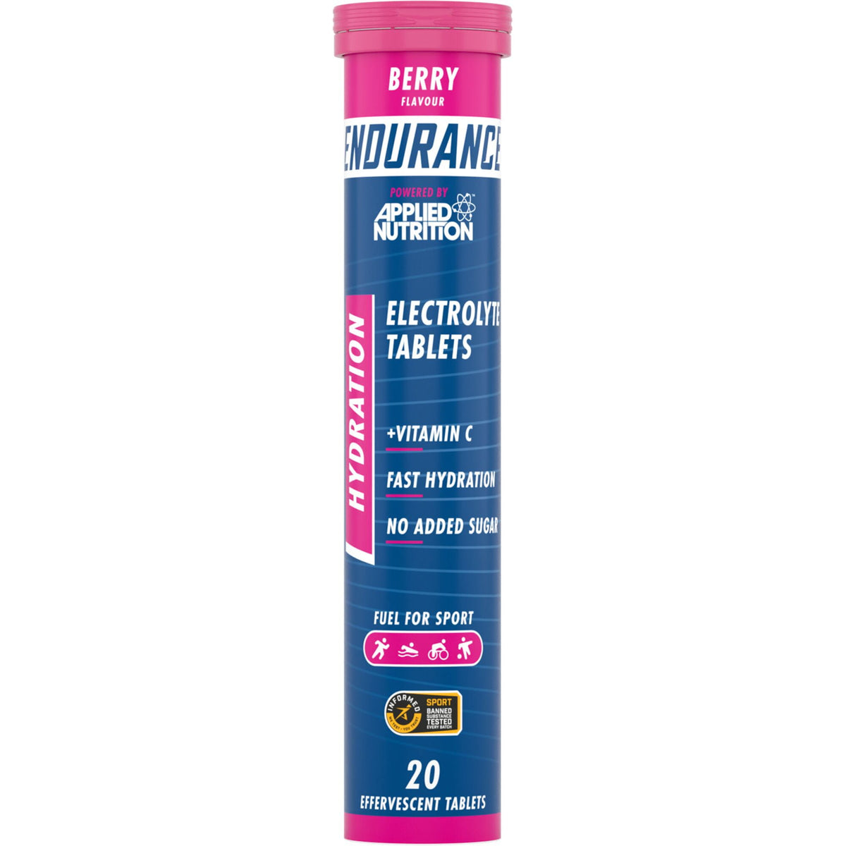 Applied Nutrition Endurance Hydration Electrolyte Tablets - Berry - 6 x 20 Tabs