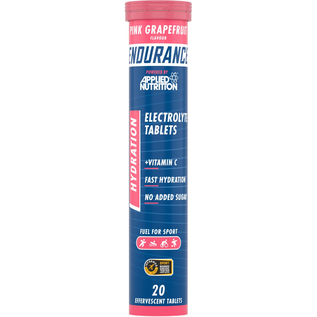 Applied Nutrition Endurance Hydration Electrolyte Tablets - Pink Grapefruit - 6 x 20 Tabs
