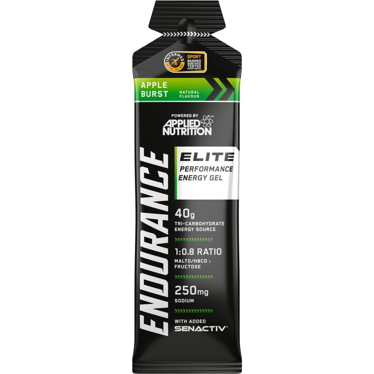 Applied Nutrition Endurance Elite Performance Gel - Apple Burst - 60ml x Box 20