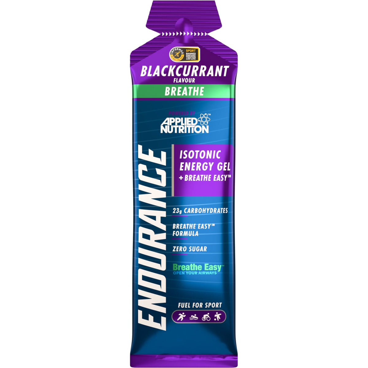 Applied Nutrition Endurance Breathe Isotonic Gel - Blackcurrant - 60ml x Box 20