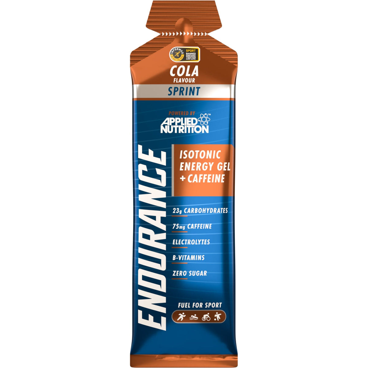 Applied Nutrition Endurance Sprint Isotonic Energy Gel Caffeine - Cola - 60ml x Box 20