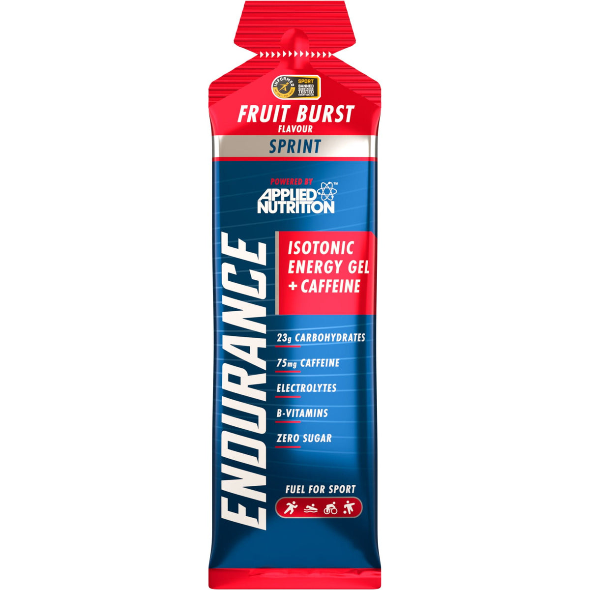 Applied Nutrition Endurance Sprint Isotonic Energy Gel Caffeine - Fruit Brust - 60ml x Box 20