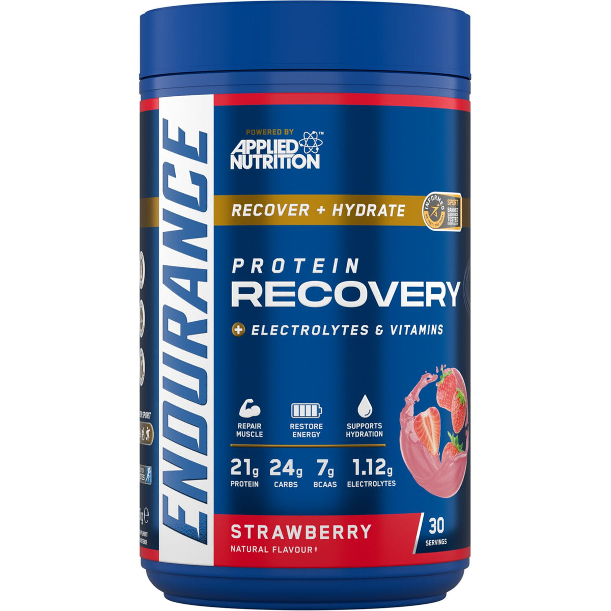 Applied Nutrition Endurance Recovery Powder - Strawberry - 1.5kg