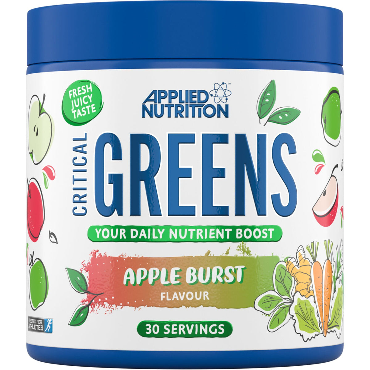 Applied Nutrition Vitality Critical Greens Powder - Apple Burst - 150g