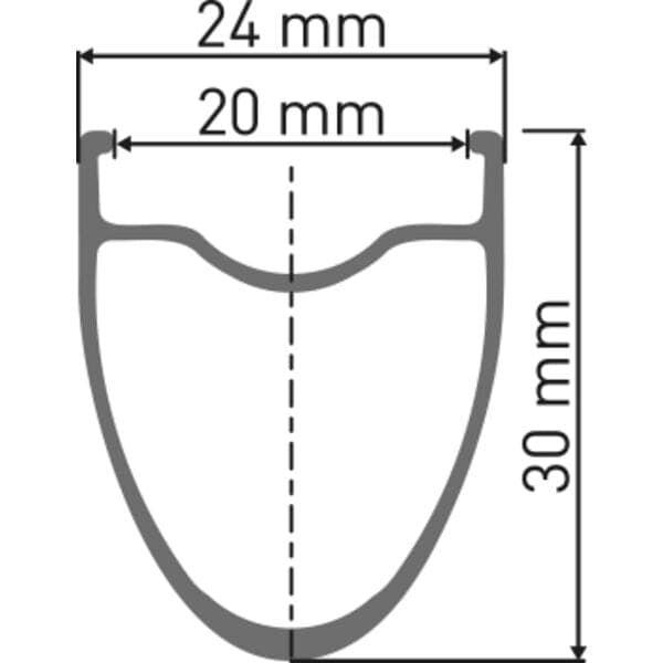 DT Swiss A 510 DB Sleeve-joined 24 hole Presta-drilled disc brake black
