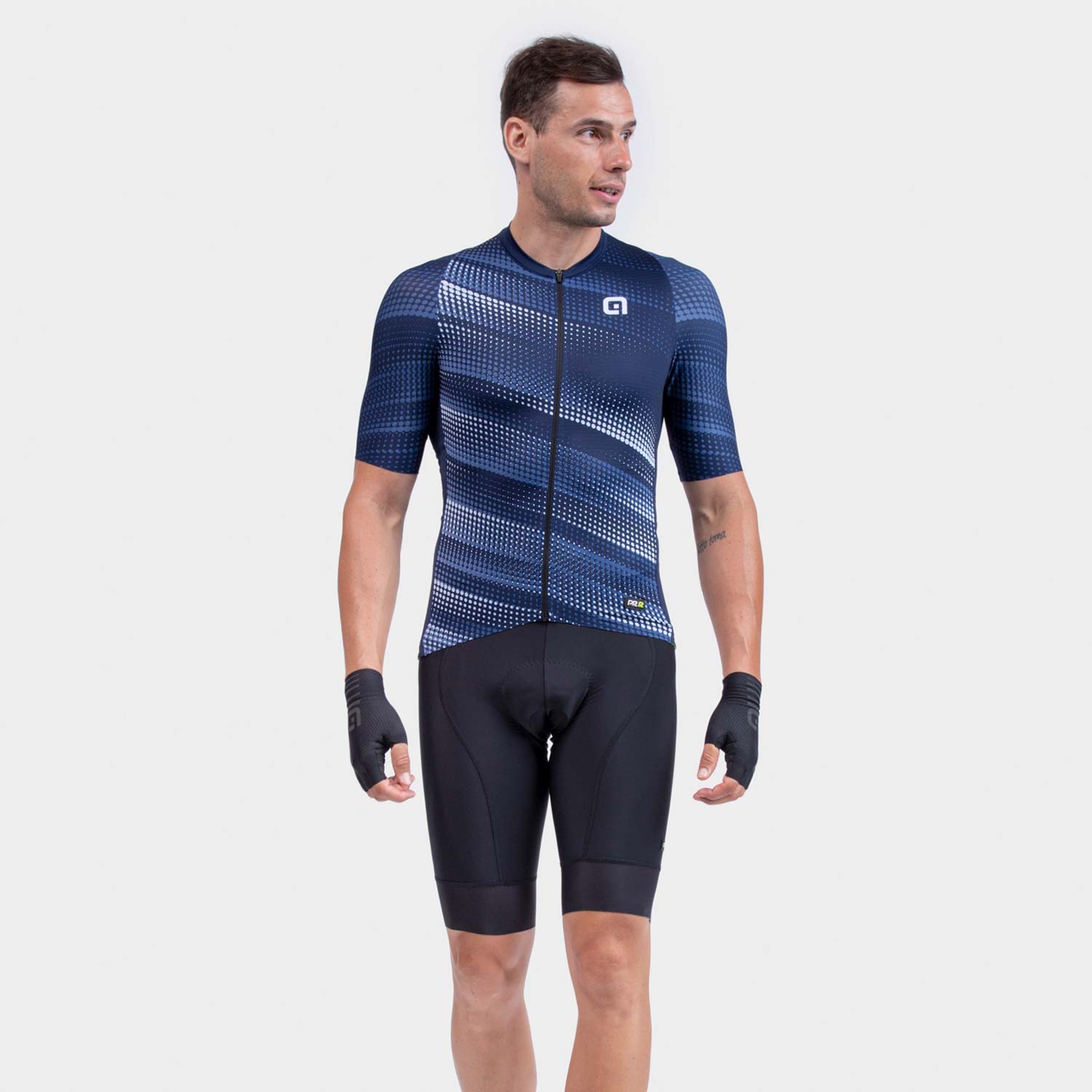 Ale Clothing Green Speed PR-R Short Sleeved Jersey Blue XL
