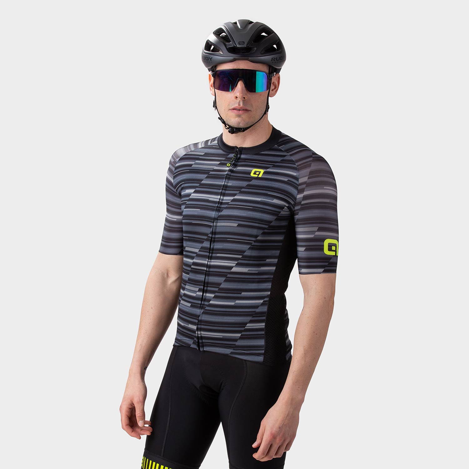 Ale Clothing Step Solid Short Sleeved Jersey Black S