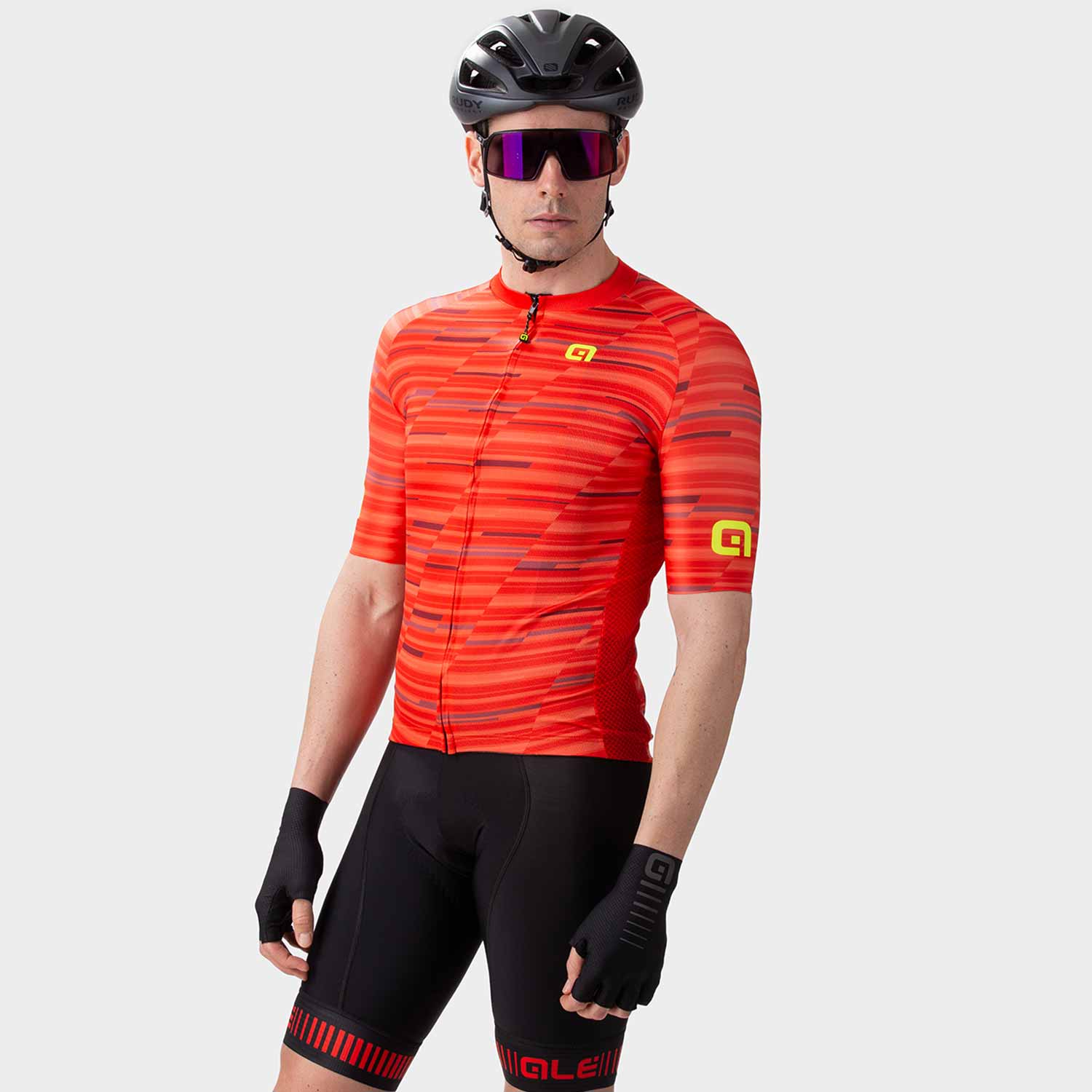 Ale Clothing Step Solid Short Sleeved Jersey Red M