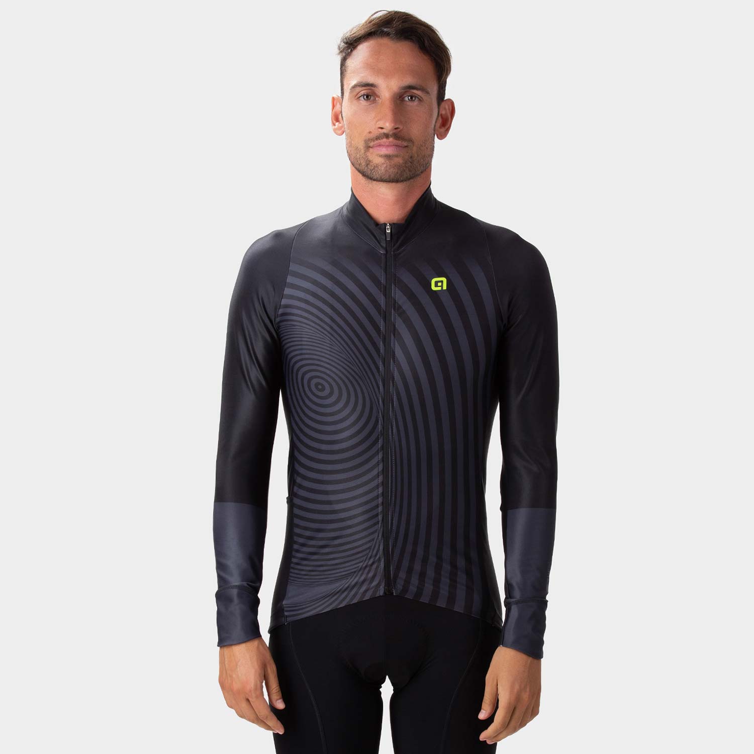 Ale Clothing Green Digital PR-R Long Sleeved Jersey - XXXXL - Black PR-R