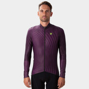 Ale Clothing Green Digital PR-R Long Sleeved Jersey Eggplant L