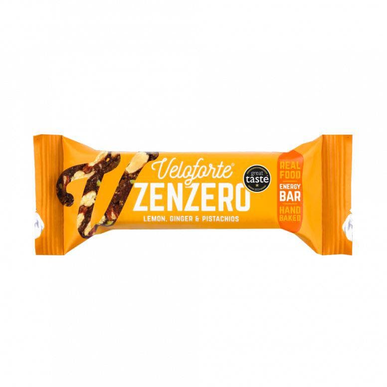 Veloforte Energy Bars - Zenzero - Lemon, Ginger & Pistachios