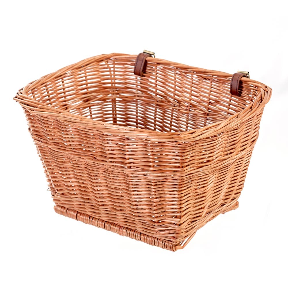 Passport Wicker Bicycle Basket Ð 19Ó Rectangular Brown 19" (47cm)