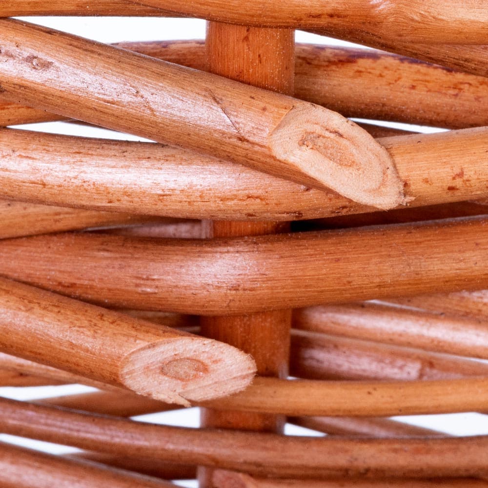 Passport Wicker Bicycle Basket Ð D-shape Medium or Large Brown 15" (37cm)