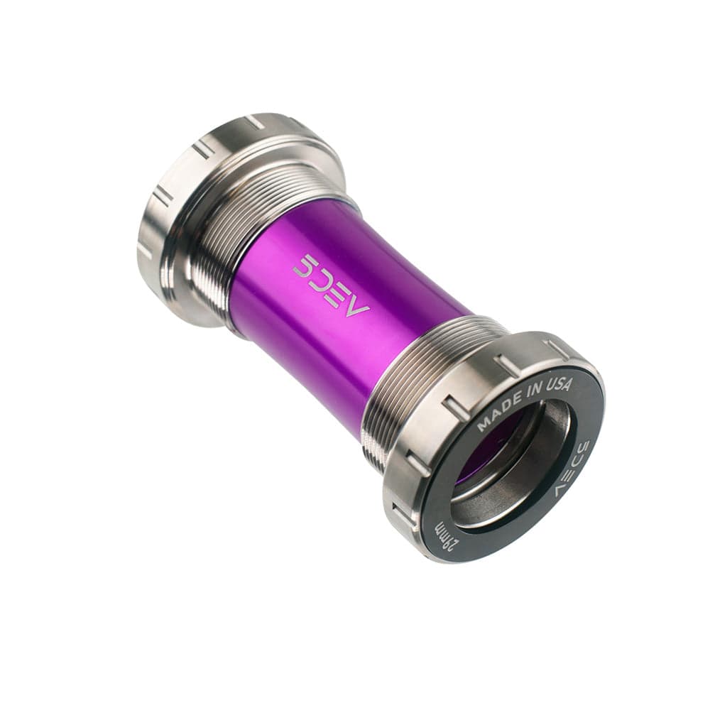 5Dev Titanium Bottom Bracket - BSA Natural 68/73mm