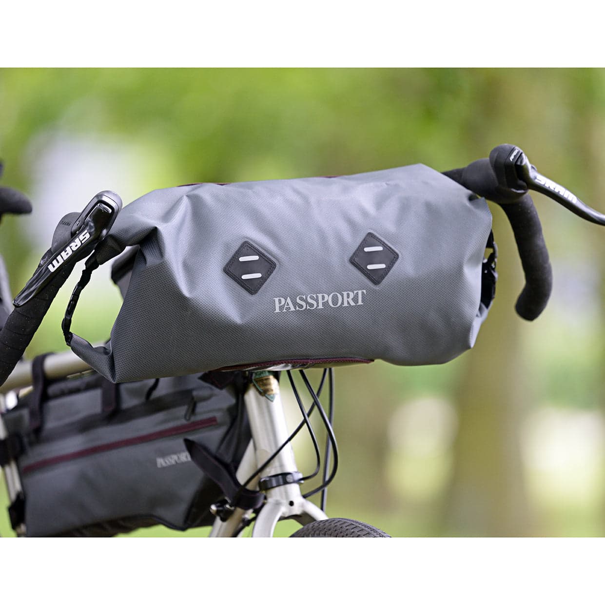 Passport Bikepacking Handlebar Waterproof Drybag Grey Large