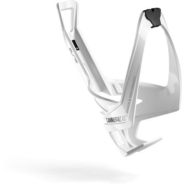 Load image into Gallery viewer, Elite Cannibal XC bottle cage gloss white / black
