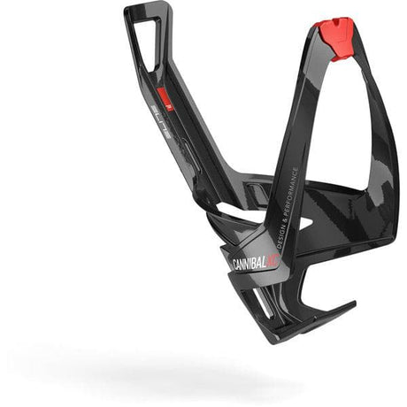Elite Cannibal XC bottle cage gloss black / red