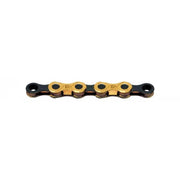 KMC X12 Waxed Chain - Black/Gold - 126L