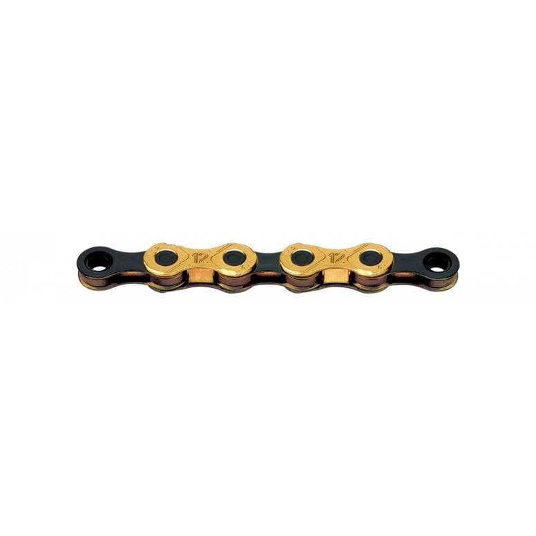 KMC X12 Waxed Chain - Black/Gold - 126L