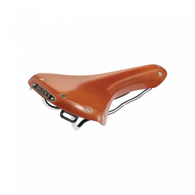 Brooks Swallow Chrome Honey Mens Road Saddle - 153mm