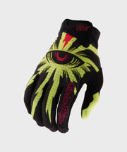 Troy Lee Designs Air Glove - Cyclops - Black/Flo Yellow - M