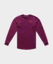 Troy Lee Designs Ruckus Ride Long Sleeve Tee - Lockdown Sangria - S