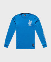 Troy Lee Designs Skyline Ride Long Sleeve Tee - One Eye Aero Blue - S