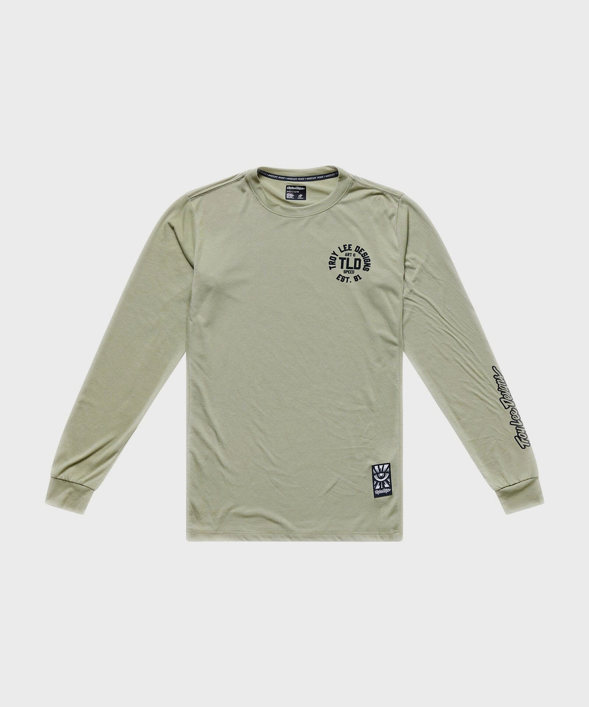Troy Lee Designs Skyline Ride Long Sleeve Tee - Stamps Sage - 2XL