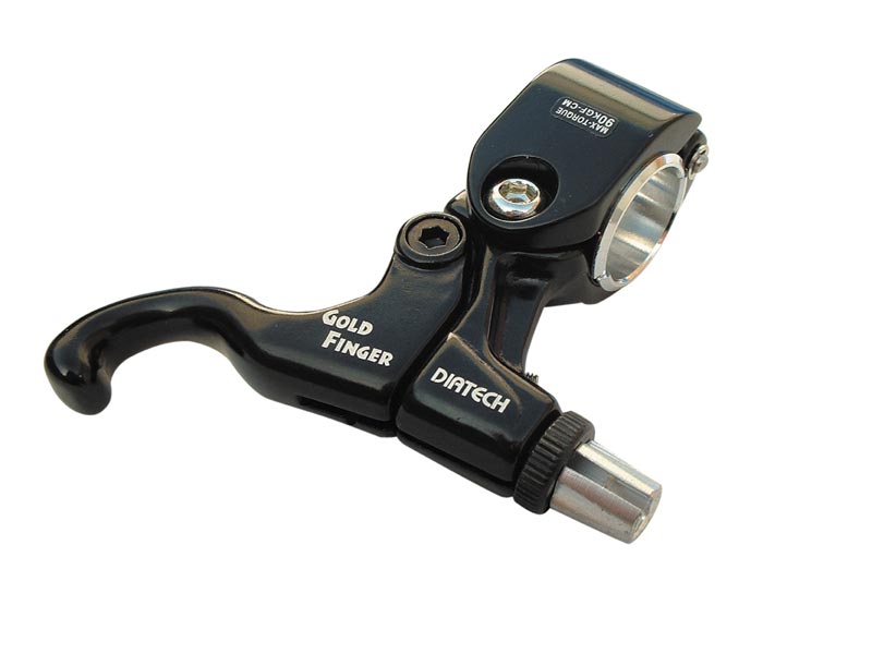 Dia-Compe Gold Finger Lever Black/Black 22.2/25.4mm