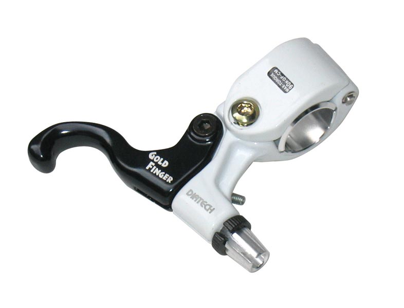 Dia-Compe Gold Finger Lever Black/White 22.2/25.4mm